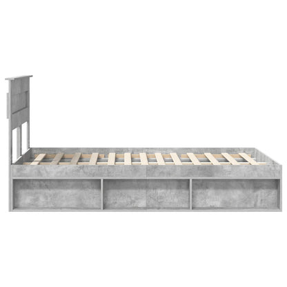 Bed Frame with Headboard Concerte 120 x 190 cm Solid Pine Wood