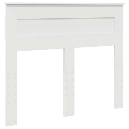 Bed Frame with Headboard White 120 x 200 cm Solid Pine Wood