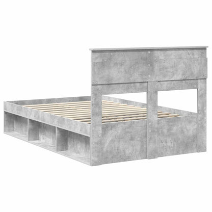 Bed Frame with Headboard Concerte 120 x 200 cm Solid Pine Wood