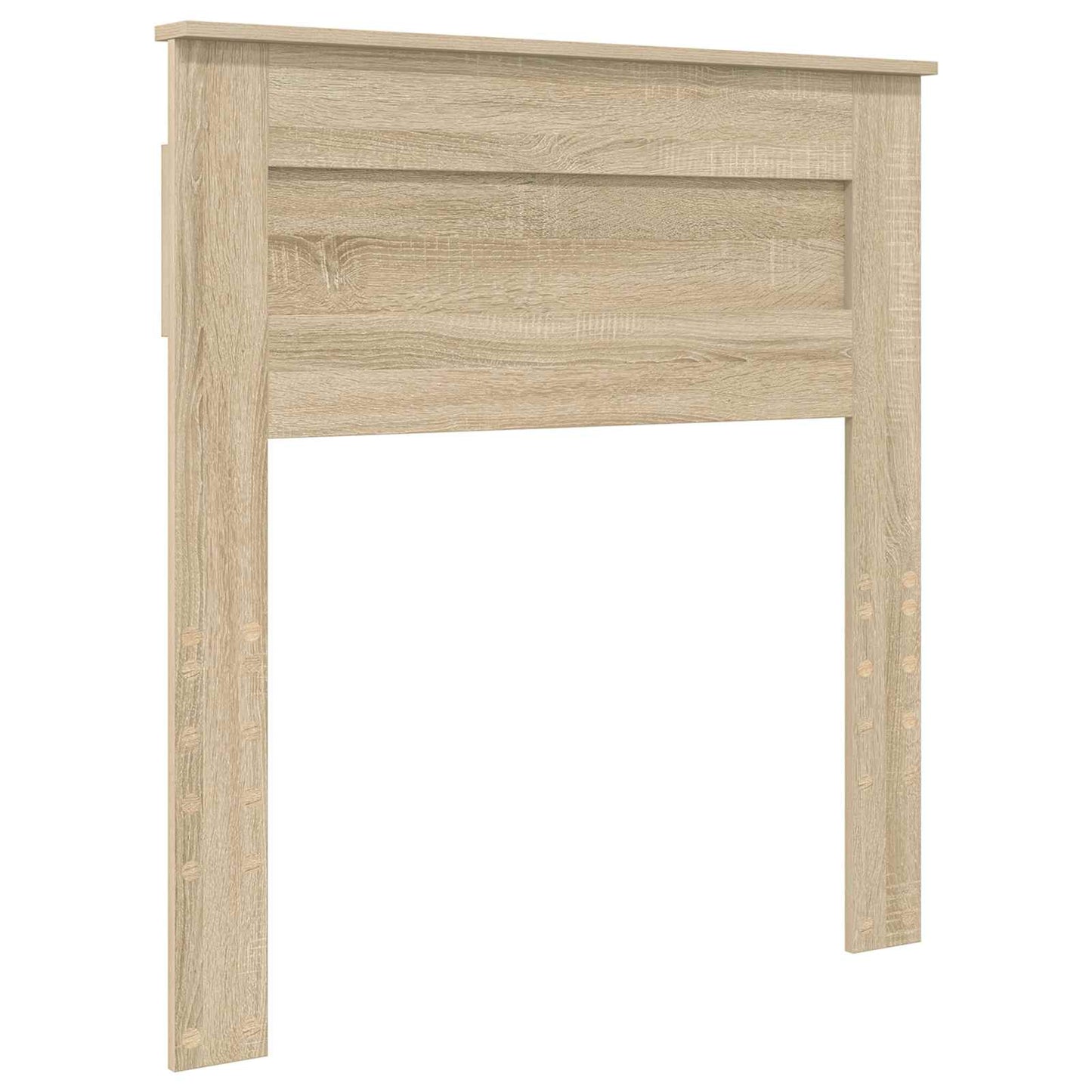 Bed Frame with Headboard Sonoma Oak 75 x 190 cm Solid Pine Wood
