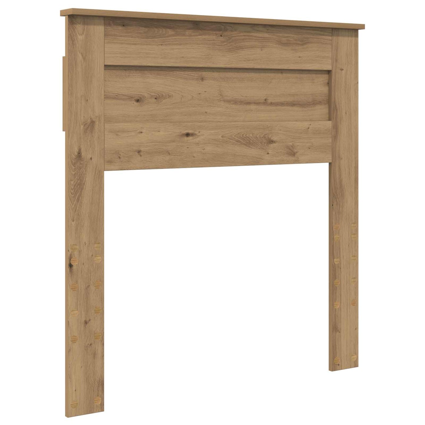 Bed Frame with Storage Artisian Oak 75 x 190 cm Solid Pine Wood