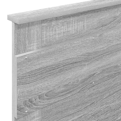 Bed Frame with Drawer Grey Sonoma 100 x 200 cm Engineered Wood