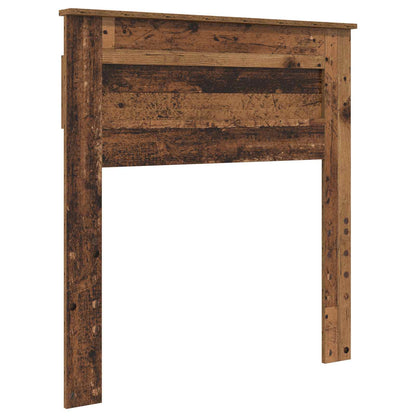 Bed Frame with Headboard Old Wood 90 x 190 cm Engineered Wood