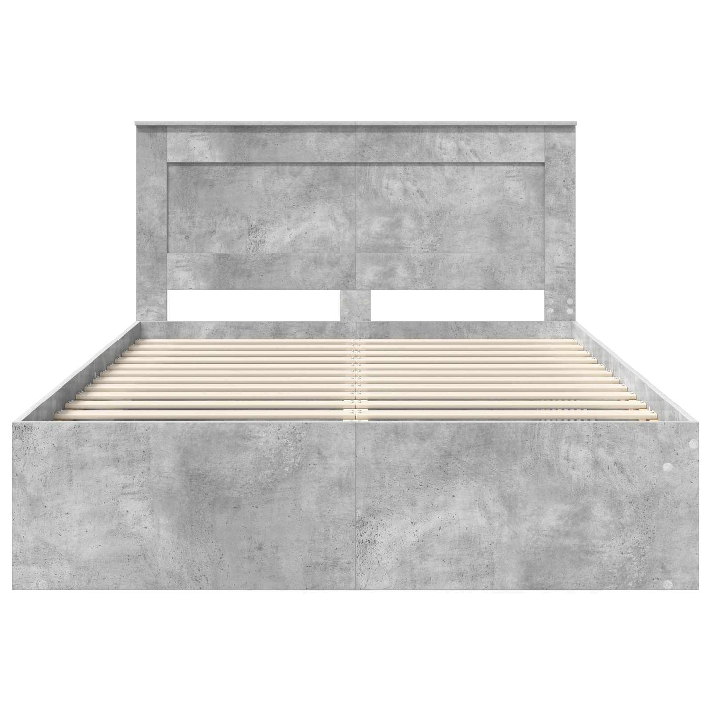 Bed Frame with Headboard Concerte 160 x 200 cm Solid Pine Wood