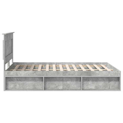 Bed Frame with Headboard Concerte 160 x 200 cm Solid Pine Wood