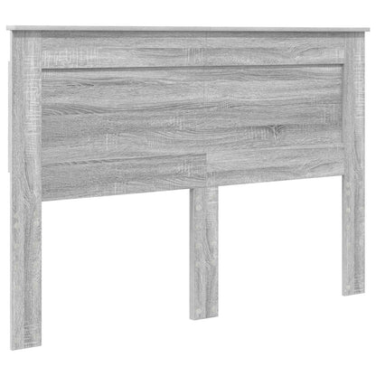 Bed Frame Grey Sonoma 140 x 200 cm Solid Pine Wood