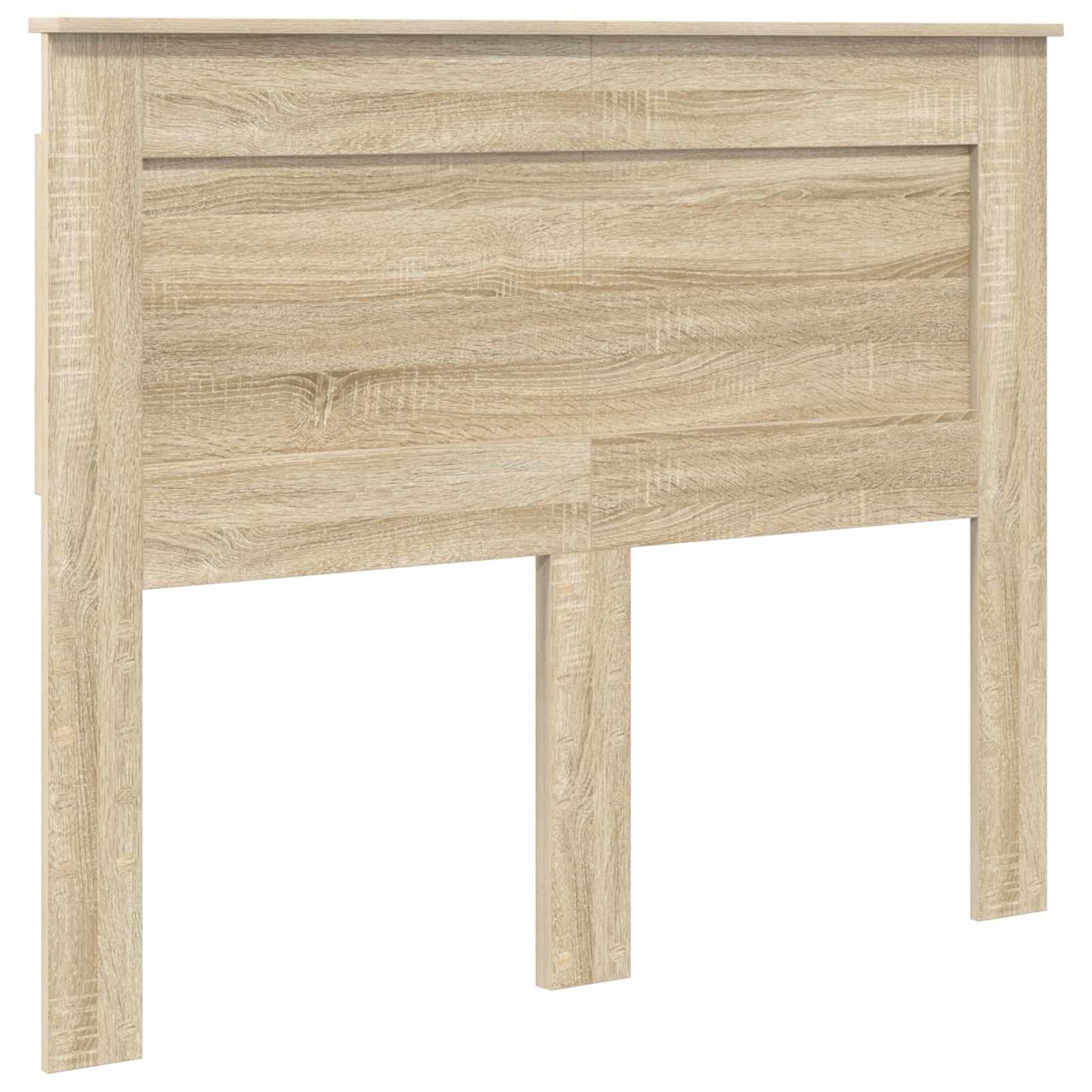 Bed Frame with Headboard Sonoma 120 x 190 cm Solid Pine Wood