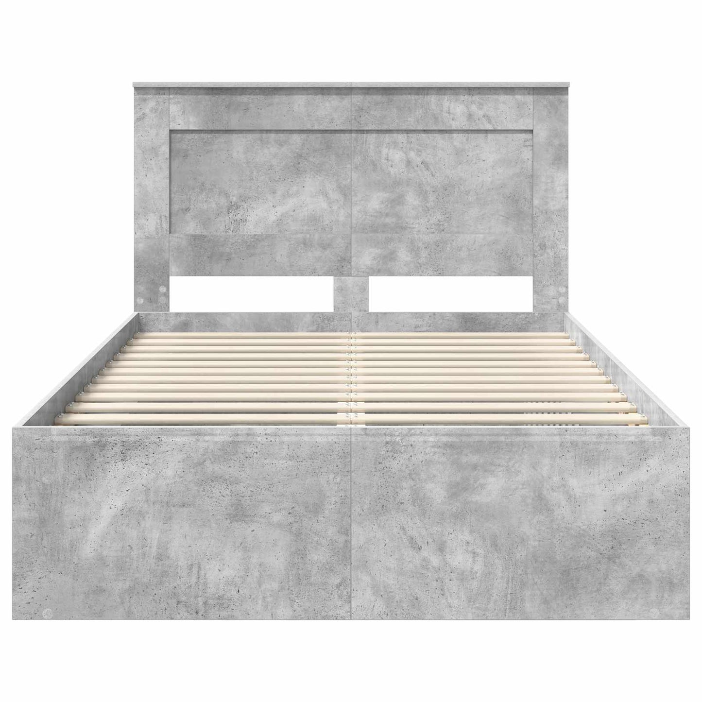 Bed Frame with Headboard Concerte 120 x 200 cm Solid Pine Wood