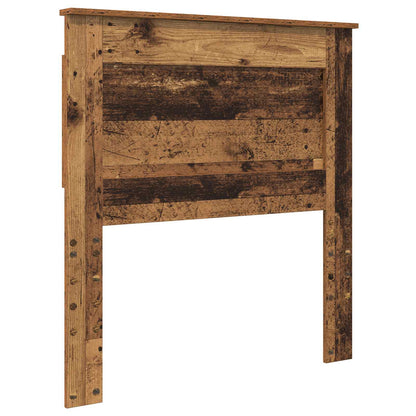 Bed Frame with Headboard Old Wood 90 x 200 cm Solid Pine Wood