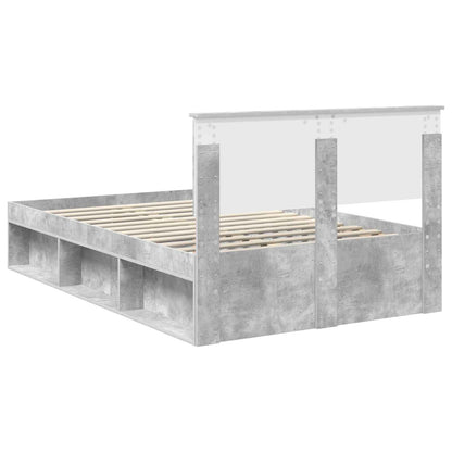 Bed Frame with Headboard Concerte 120 x 200 cm Solid Pine Wood