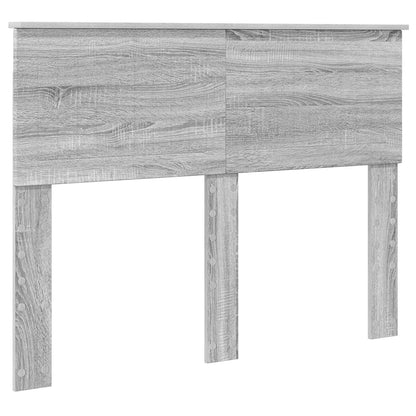 Bed Frame Grey Sonoma 120 x 200 cm Solid Pine Wood