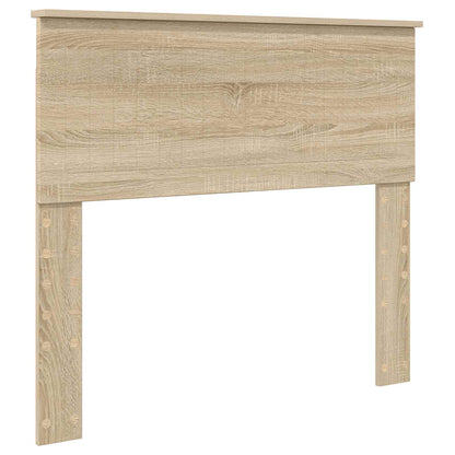 Bed Frame with Headboard Sonoma 100 x 200 cm Solid Pine Wood