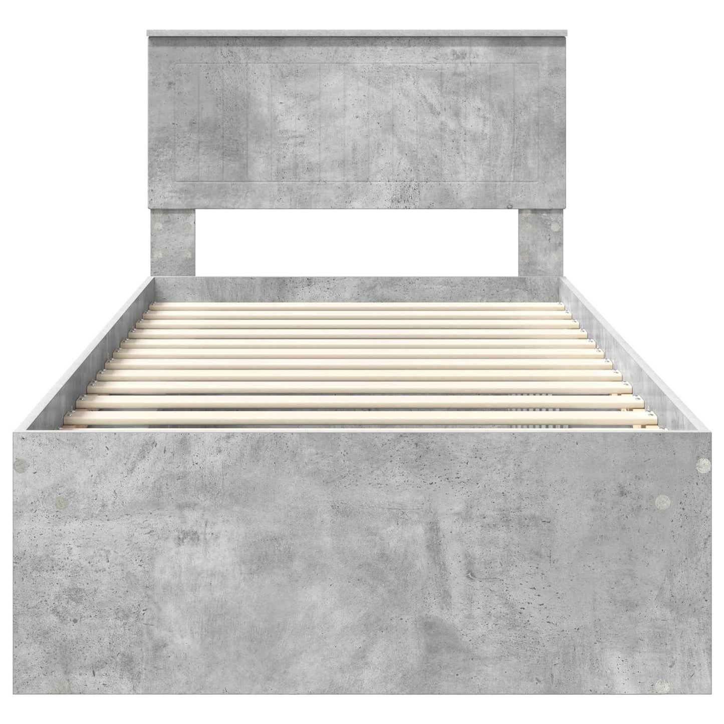 Bed Frame with Headboard Concerte 90 x 200 cm Solid Pine Wood