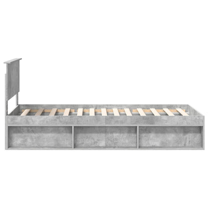 Bed Frame with Headboard Concerte 90 x 200 cm Solid Pine Wood