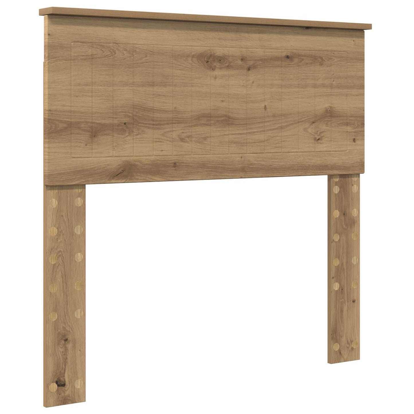 Bed Frame Artisian Oak 90 x 190 cm Solid Pine Wood