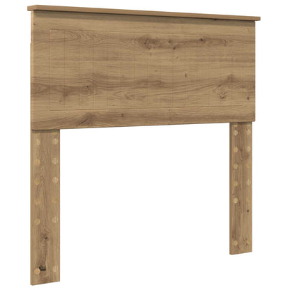 Bed Frame Artisian Oak 90 x 190 cm Solid Pine Wood