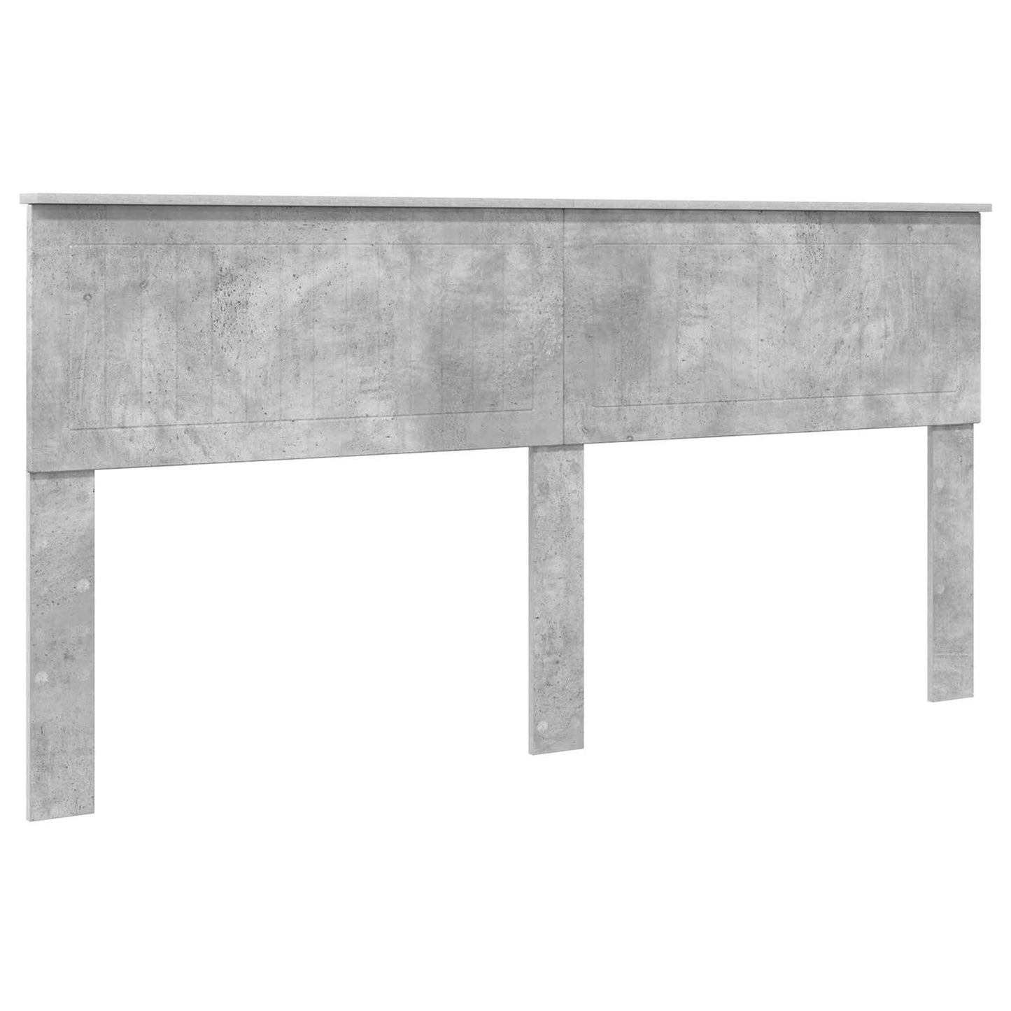 Bed Frame with Drawer Concrete Grey 180 x 200 cm Engineer Wood