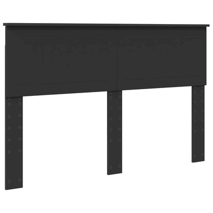 Bed Frame with Drawer Black 140 x 200 cm Engineer Wood