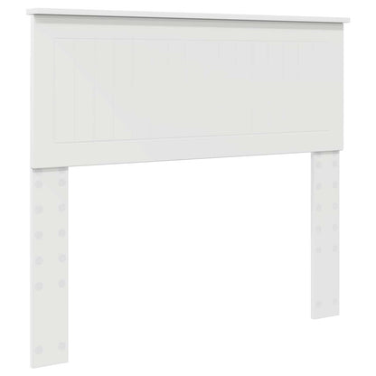 Bed Frame with Drawer White 100 x 200 cm Engineer Wood