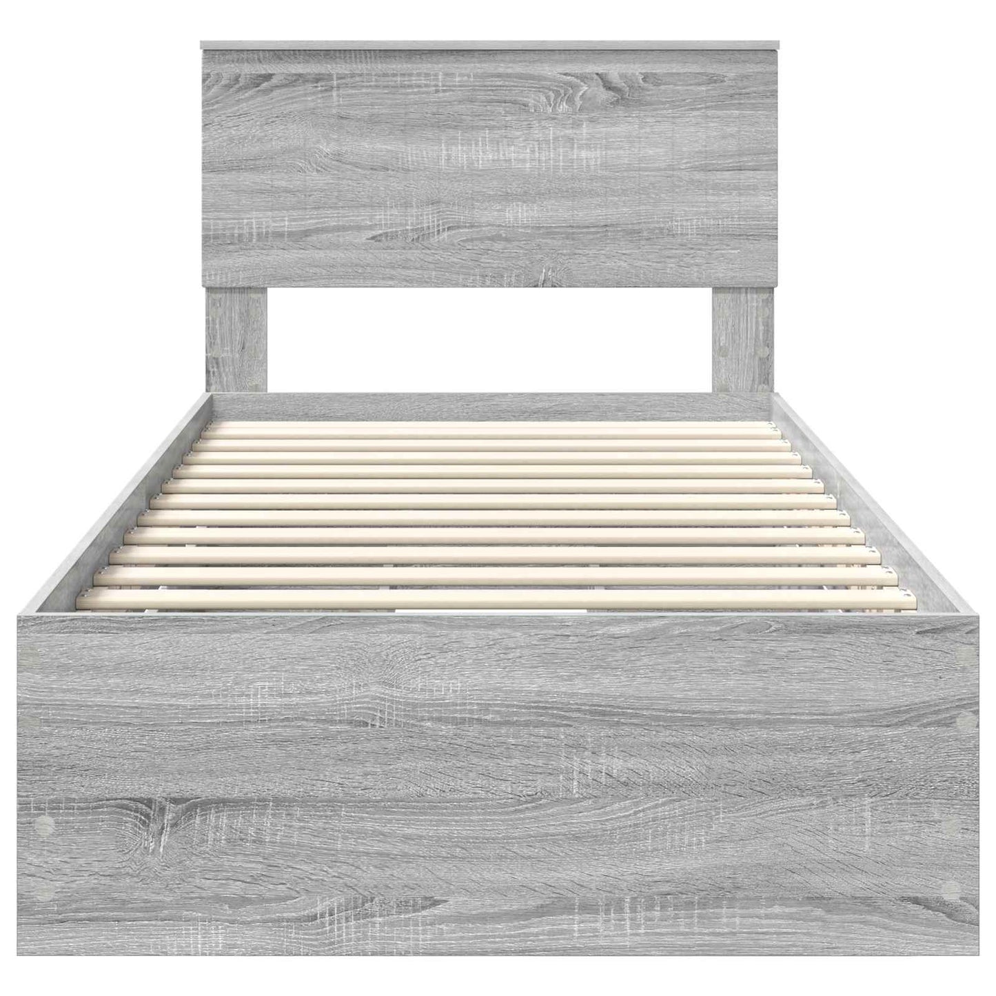 Bed Frame Grey Sonoma Engineer Wood