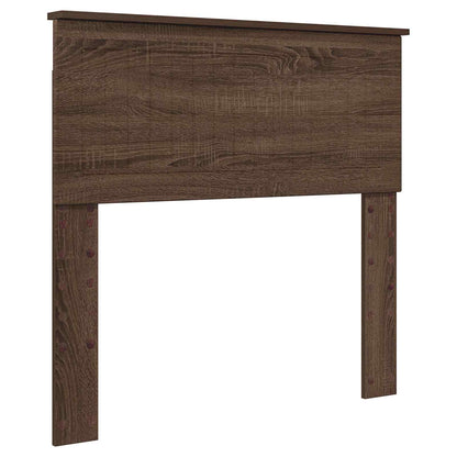Bed Frame with Drawer Brown Oak 90 x 200 cm Engineer Wood
