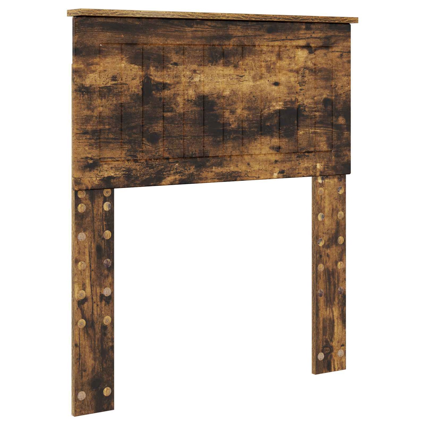 Bed Frame with Drawer Smoked Oak 75 x 190 cm Engineer Wood