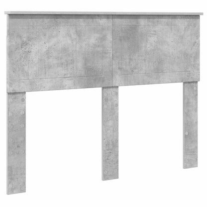 Bed Frame Concrete Grey 120 x 190 cm Engineered Wood