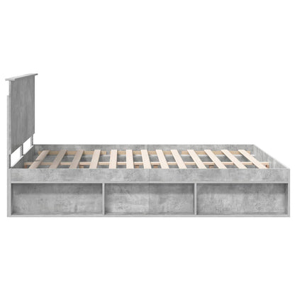 Bed Frame with Headboard Concerte 160 x 200 cm Solid Pine Wood