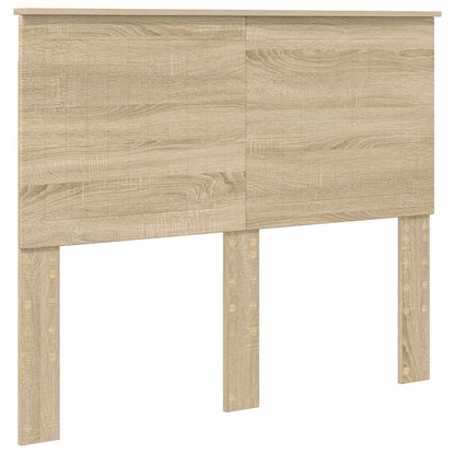 Bed Frame with Headboard Sonoma 120 x 200 cm Solid Pine Wood