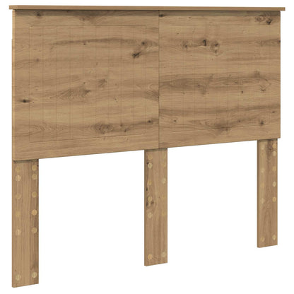 Bed Frame Artisian Oak 120 x 190 cm Solid Pine Wood