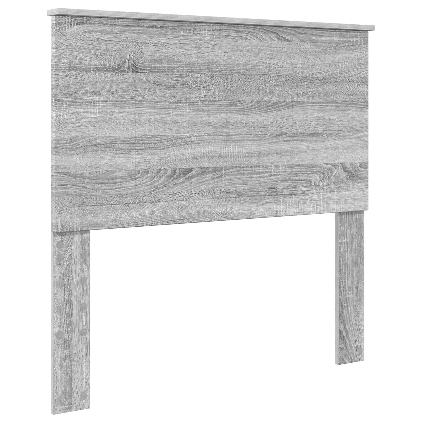 Bed Frame Grey Sonoma 100 x 200 cm Solid Pine Wood