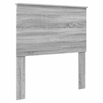 Bed Frame Grey Sonoma 90 x 190 cm Solid Pine Wood