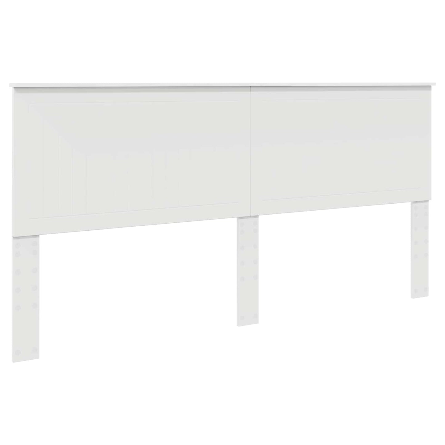 Bed Frame with Drawer White 200 x 200 cm Engineer Wood