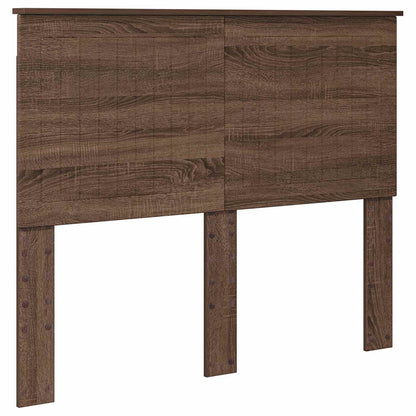 Bed Frame with Drawer Brown Oak 135 x 190 cm Engineer Wood