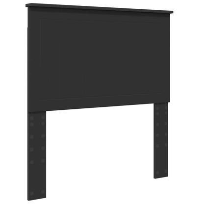 Bed Frame with Drawer Black 90 x 200 cm Engineer Wood