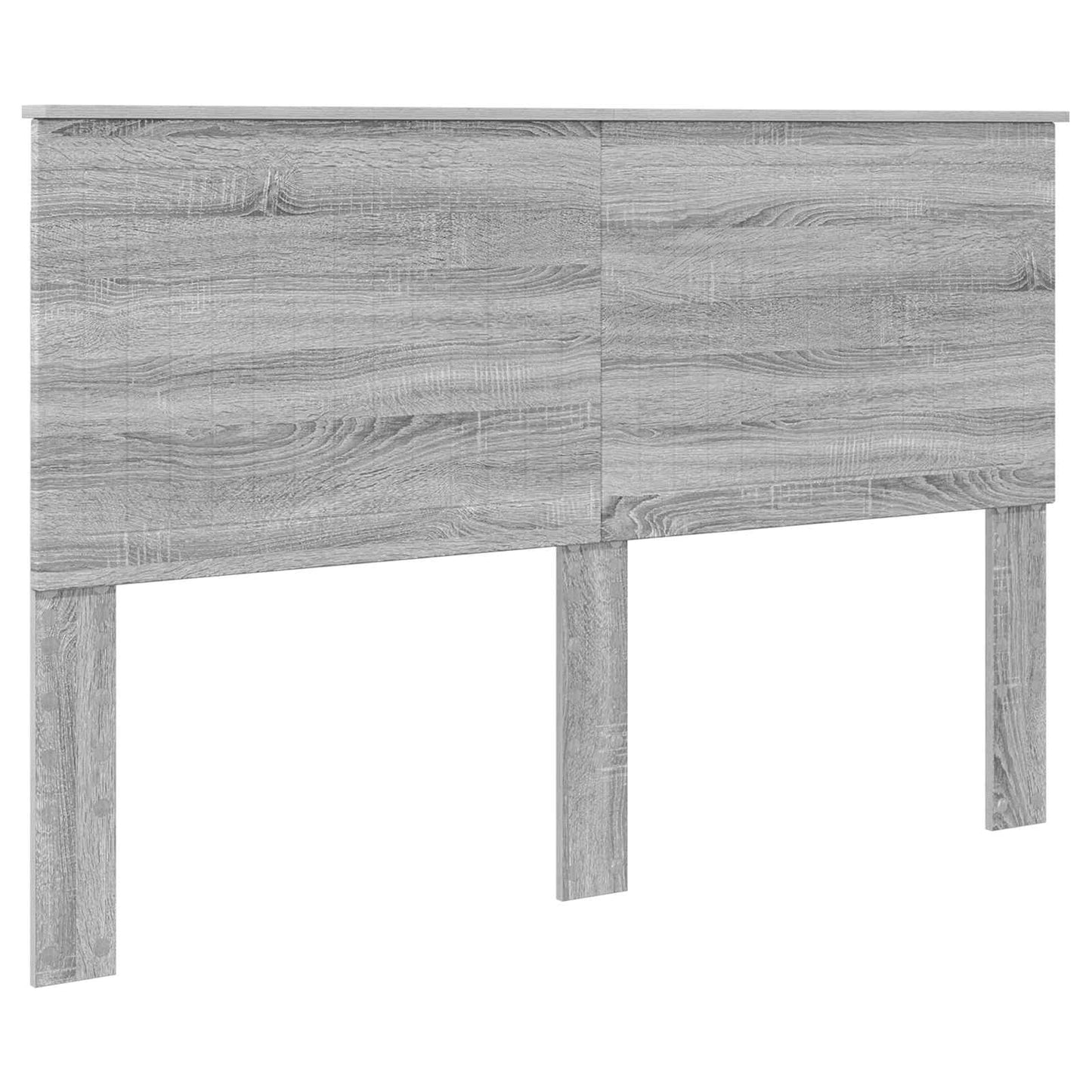 Storage Bed Grey Sonoma 150 x 200 cm Engineered Wood