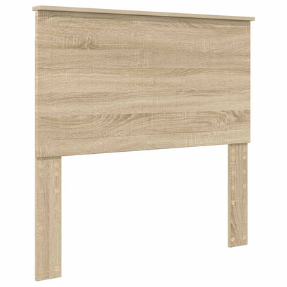 Storage Bed with Drawer Sonoma Oak 100 x 200 cm Engineered Wood