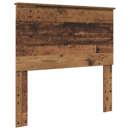 Bed Frame with Headboard Old Wood 100 x 200 cm Engineered Wood