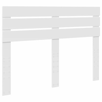 Bed Frame with Headboard White 160 x 200 cm Solid Pine Wood