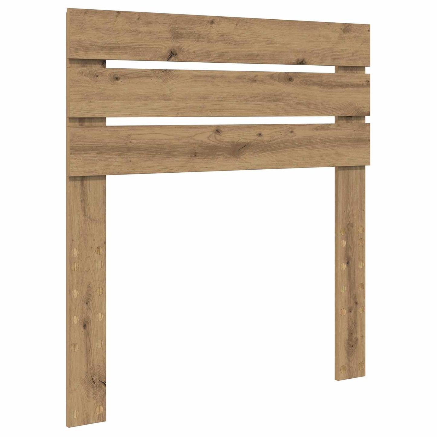 Bed Frame Artisian Oak 100 x 200 cm Solid Pine Wood