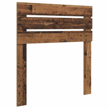Bed Frame with Headboard Old Wood 90 x 190 cm Solid Pine Wood
