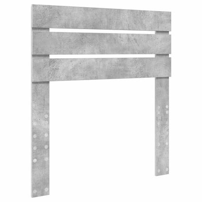 Storage Bed Concrete Grey 70 x 190 cm Engineered Wood