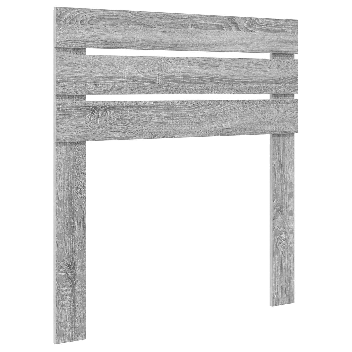 Storage Bed with Drawer Grey Sonoma 75 x 190 cm Engineered Wood