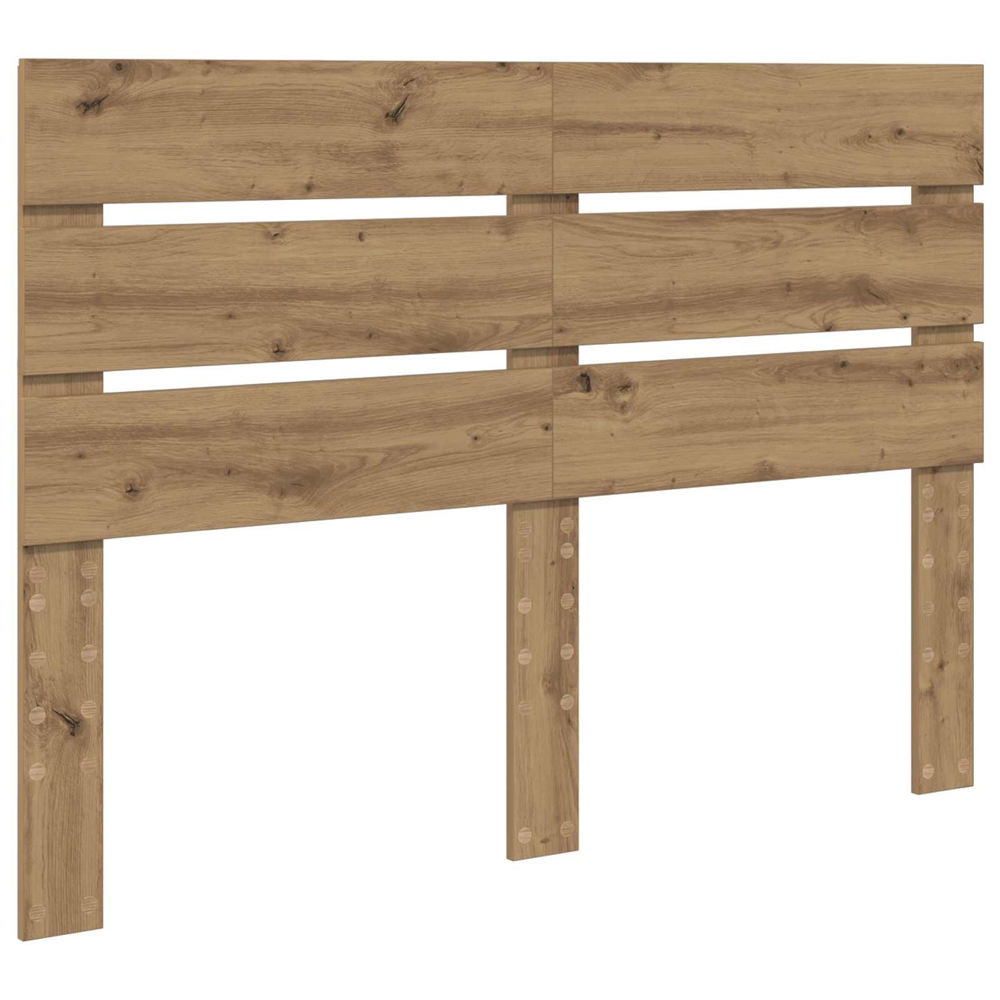 Bed Frame Artisian Oak 150 x 200 cm Solid Pine Wood