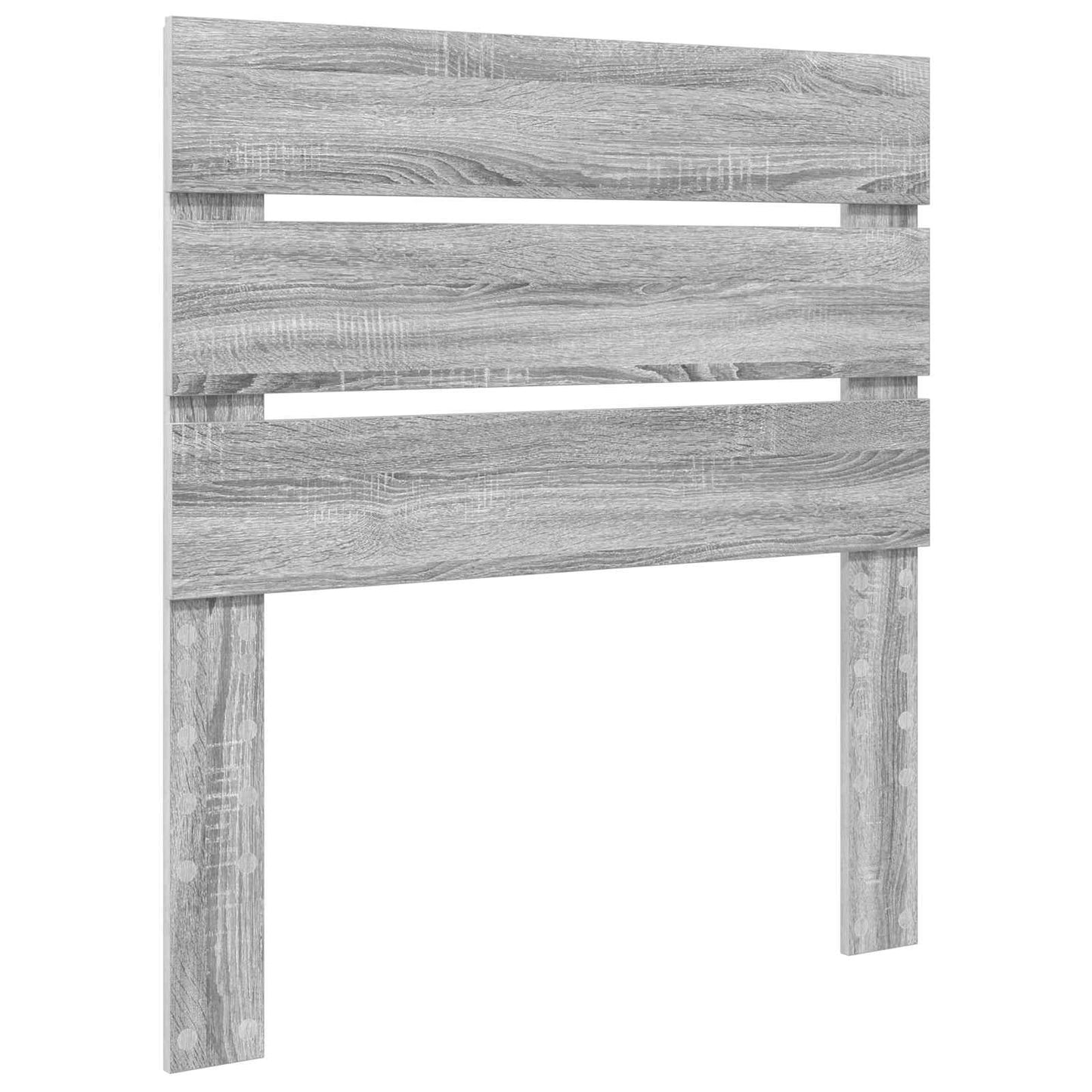 Bed Frame Grey Sonoma 100 x 200 cm Solid Pine Wood
