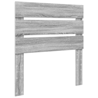 Bed Frame Grey Sonoma 100 x 200 cm Solid Pine Wood