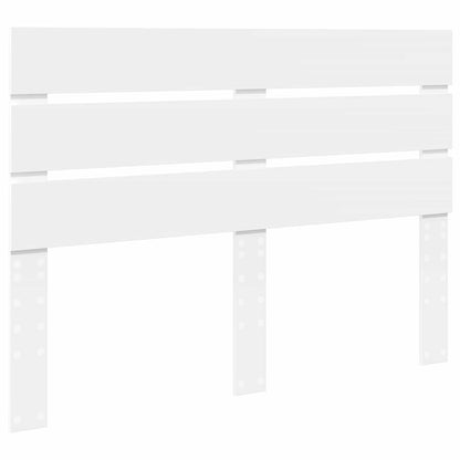 Bed Frame with Drawer White 140 x 190 cm Engineer Wood