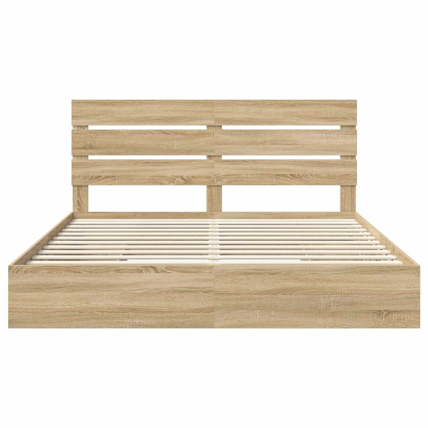 Storage Bed with Drawer Sonoma Oak 180 x 200 cm Engineered Wood