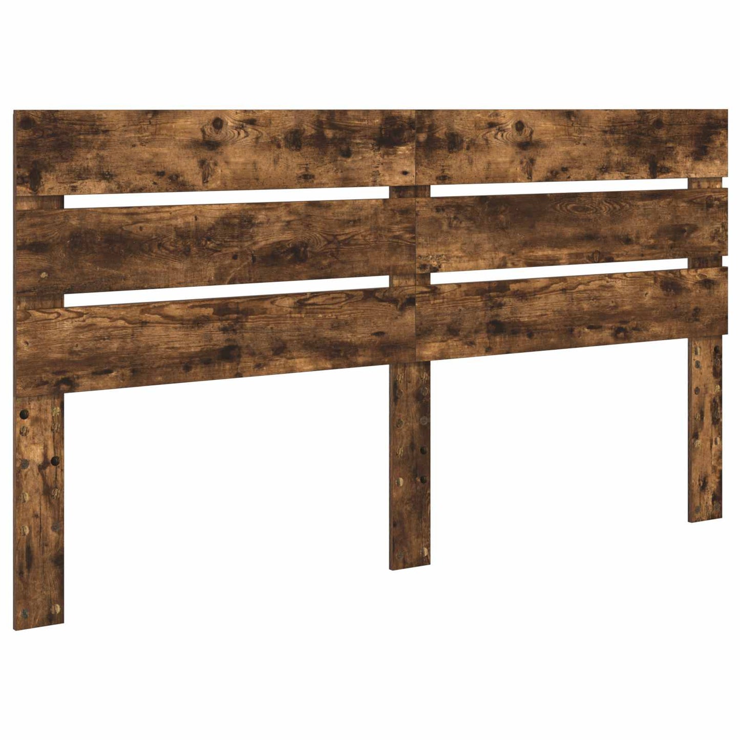 Storage Bed with Drawer Smoked Oak 160 x 200 cm Engineered Wood