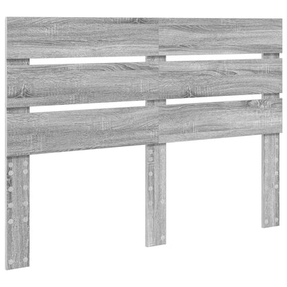 Storage Bed Grey Sonoma 150 x 200 cm Engineered Wood